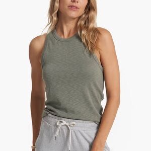 Vuori Sunrise High Neck Tank in Pistachio Green Size Large